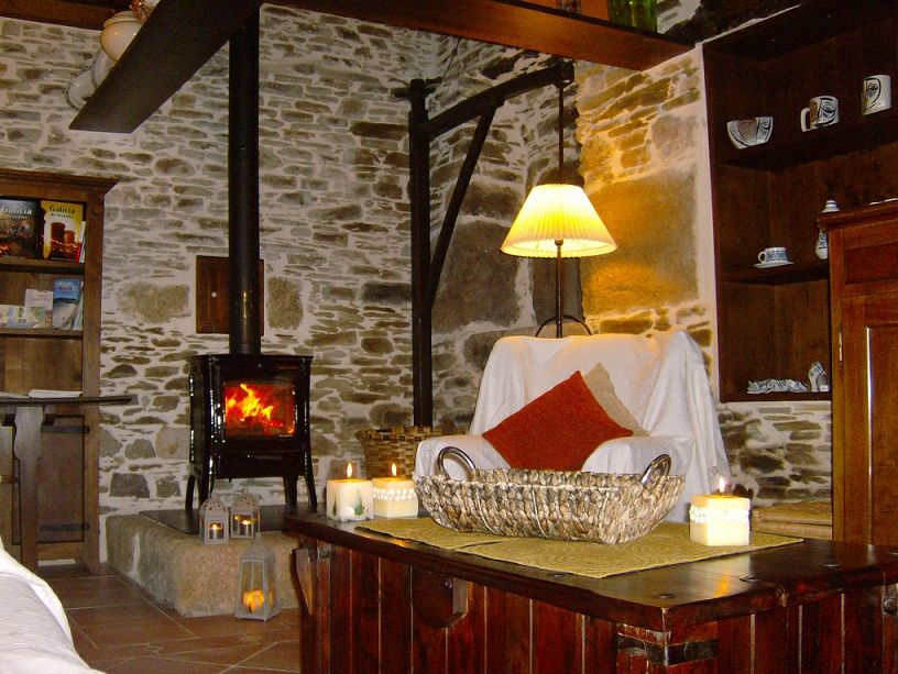Os Tres Teixos Guest House San Acisclo Стая снимка
